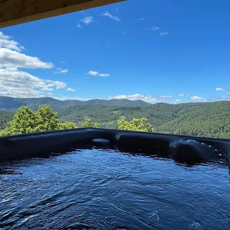 Eden Du Belvedere Cevenol - En Cevennes Au Calme Absolu Et Vue Panoramique - Piscine - Jacuzzi - Only Adult - Classe 5 Etoiles شقة Melouze