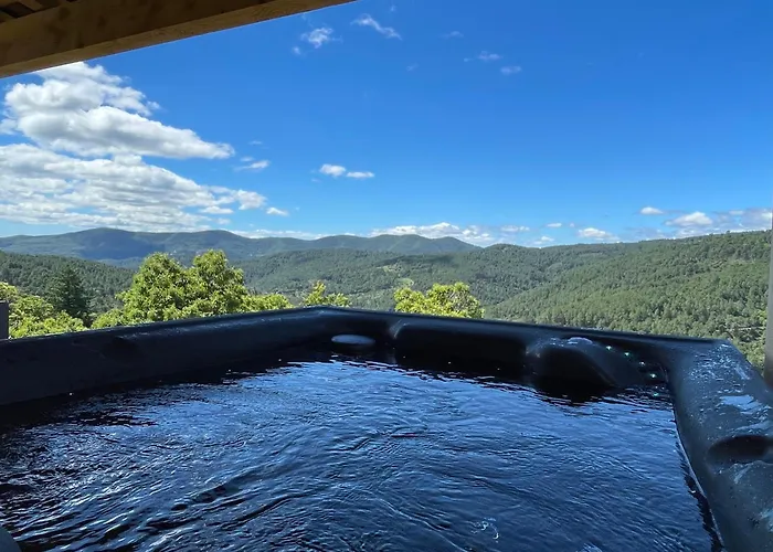 Eden Du Belvedere Cevenol - En Cevennes Au Calme Absolu Et Vue Panoramique - Piscine - Jacuzzi - Only Adult - Classe 5 Etoiles Apartment Melouze